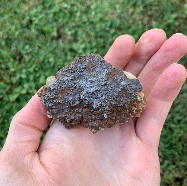 Hematite Covered Root Beer Druzy Quartz - Haunted Ridge Rocks Missouri ...