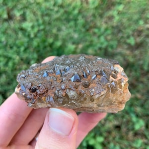 Hematite Covered Root Beer Druzy Quartz - Haunted Ridge Rocks Missouri ...