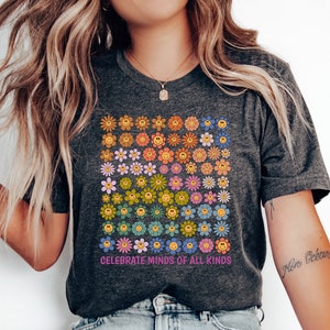 Celebrate Minds of All Kinds Shirts, Neurodiversity Shirt, Autism Awareness Shirt, ADHD Shirt, Autism Acceptance Gift for Special,