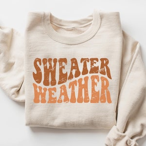 Sweater Weather Sweatshirt, Cozy Sweatshirt, Fall Sweatshirt, Retro Fall Crewneck, Womens Fall Sweaters, Cozy Sweater Weather, Fall Shirts