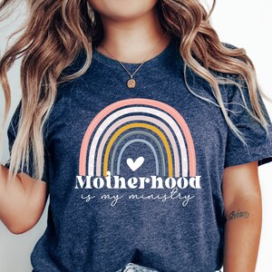 Camisas cristianas, La maternidad es mi ministerio, Regalos cristianos para ella, Ropa religiosa, Sudadera Montessori Homeschool, Camisa de mamá