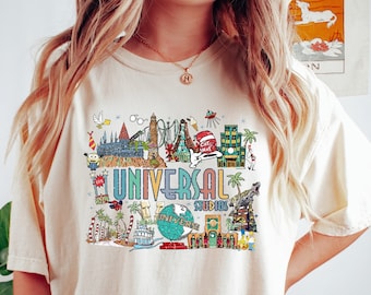 Vintage Disney Universal Studios Shirt, Universal Studio Trip Shirt, Disney Family Trip Shirt, Disneyworld Shirt, Disneyland Shirt