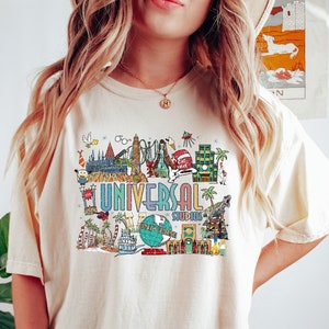 Vintage Disney shirt Universal Studios, shirt Universal Studio Trip, shirt Disney familie-uitstapje, shirt Disneyworld, shirt Disneyland