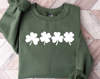 St. Patricks day Sweatshirt, Women's St Paddy's Day Outfit, Shamrock Sweatshirt, Lucky Sweater, St Pattys Day Sweater
