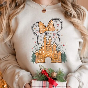 Disney Gingerbread Castle Shirt, Christmas Castle Shirt, Disney Christmas Shirt, Mickey Christmas Shirt, Disney Christmas Family Shirts,