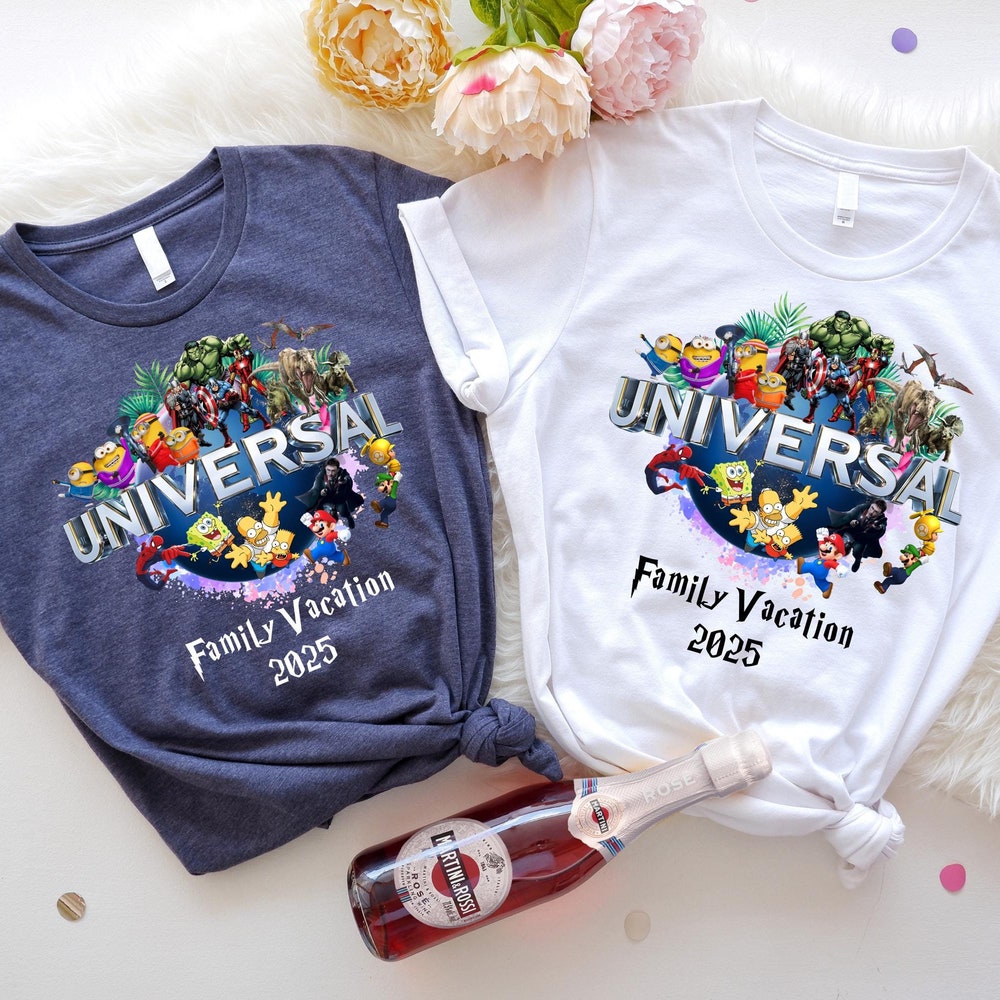 Universal Studios Shirt, Family Vacation 2025 Shirt, Universal Studios Family Trip Shirt, Disney Family Shirt, Family Vacation Shirts
