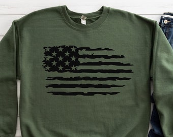 Sudadera con la bandera estadounidense, camiseta con la bandera de EE. UU., camiseta del 4 de julio, camiseta grande de EE. UU., camiseta de EE. UU., camiseta de Estados Unidos, camiseta del día de la independencia, camiseta patriótica