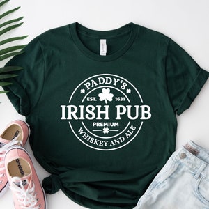 Irish Pub Shirt, Vintage Irish Shirt, Irish Birthday Gift, Personalized Irish Shirt, Retro St Patricks Day Shirt, Irish Shirt Gifts