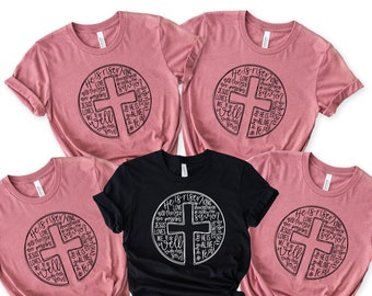 Hij is verrezen shirt, paasshirt, christelijk shirt, Jezus Pasen shirt, bijbelvers shirt, Jezus Christus Pasen, religieus shirt, geloof shirt,