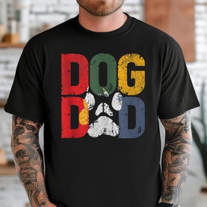 Shirt hond vader, shirt hondenliefhebber, pootshirt, vaderdagshirt, cadeau voor hondenliefhebber, trui hond vader, cadeau voor vader, grappig hondenshirt