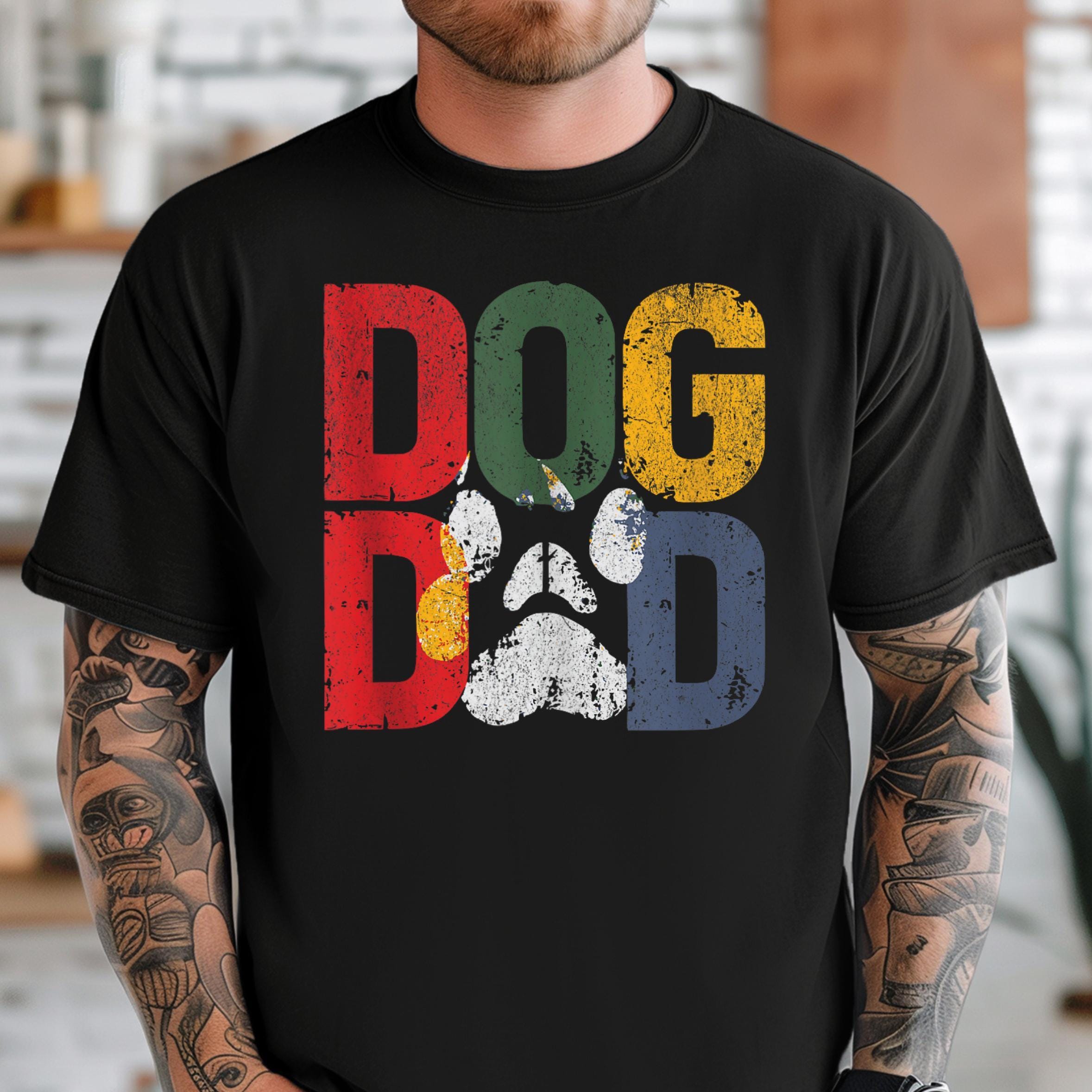 Dog dad Shirt,  Dog Lover Shirt, Paw shirt, Fathers day shirt, Gift for dog lover, Dog dad sweater, Gift for father, Funny Dog Shirt