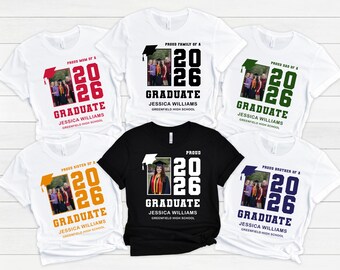 Proud Family Graduation Shirt, Custom Graduate Gift, graduation shirts for family, graduation shirt, graduation party, 2026 graduation