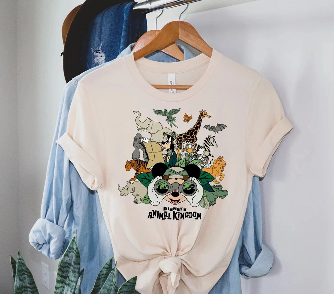 Disney Animal Kingdom Shirt, Vintage Animal Kingdom Shirt, Mickey