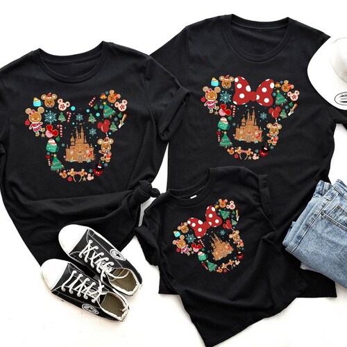 Disney Gingerbread Shirts,Mickey Christmas Shirt,Minnie Christmas Shirt,Christmas Squad,Christmas Crew,Disney Girls Trip,Disney Family