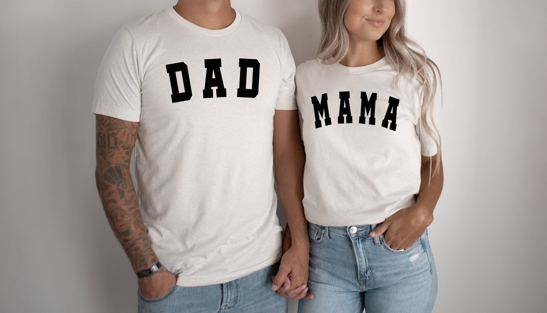 Personalized Mom Dad Matching Shirt, Mommy and Dad and Me Family ...