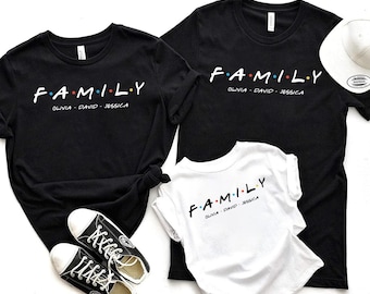 Benutzerdefiniertes Familienshirt, Familientreffen-Shirt, passendes Familienshirt, Familiengruppe-Shirt, benutzerdefiniertes Namensshirt, Familienreise-Shirt, Familienhemden