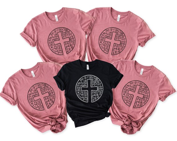 He is risen shirt, easter shirt, Christian Shirt, Jesus Easter Shirt, bible verse shirt, jesus christ easter, religious shirt, faith shirt,