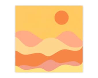 Sunset Post-it Note Pad