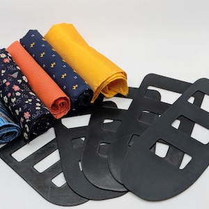Multi-Size Pocket Square Holder Set, Suit Organizer Inserts (5 Pack)