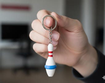 5-Pin Bowling Keychain Set, Team Gift, Banquet Prize