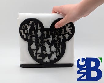 Mickey Mouse Napkin Holder - Disney Characters Silhouette