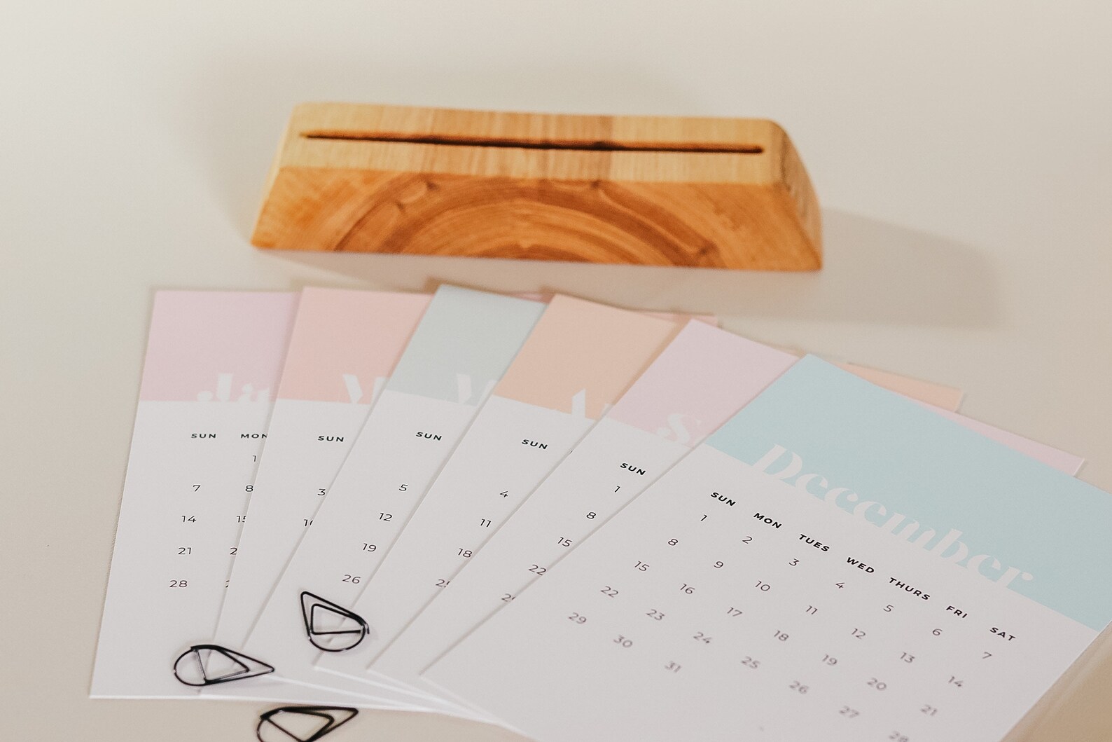 Desk Calendar 2024 Calendar 2024 Desk Calendar Calendar Etsy