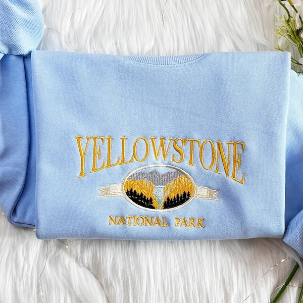 Yellowstone national park sweatshirt clearance
