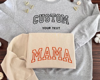 Custom College Embroidered Sweatshirt | Travel Embroidered Sweatshirt | Christmas Gift | Gift for her, T-shirt, Hoodie