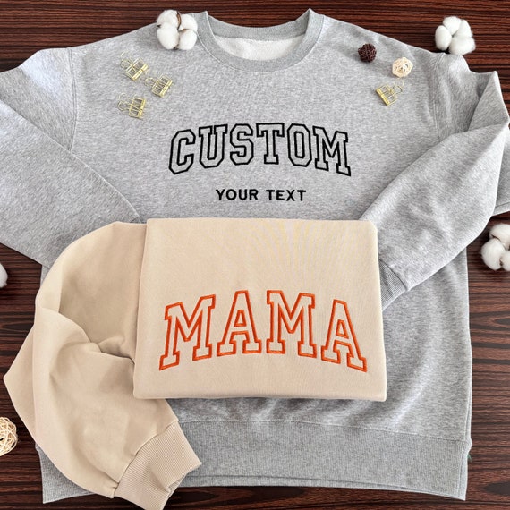 Custom embroidered sweatshirts near me 2025