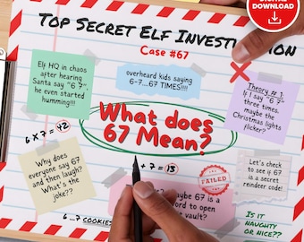 67 Elf Arrival Printable (instant Download) | Christmas Elf Prop, Elf ...
