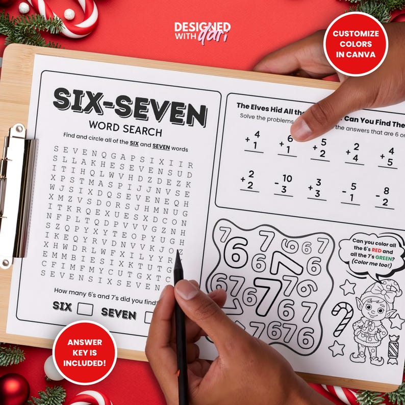 67 Elf Arrival Worksheet - Printable Christmas Game for Kids | Elf 67 ...