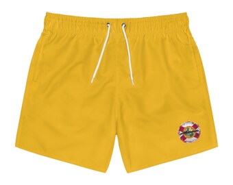 Yellow Swim Trunks (AOP)
