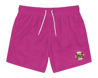 Pink Swim Trunks (AOP)