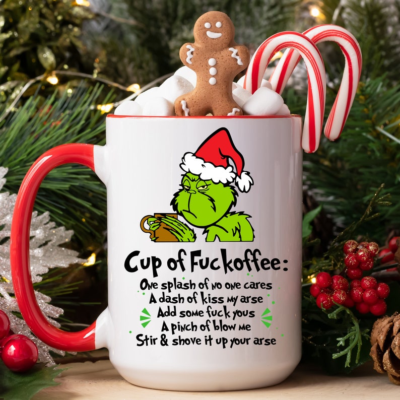 Grinch Mug, Coffee Mugs, Grinch Coffee Mugs, Christmas Mugs, Holiday