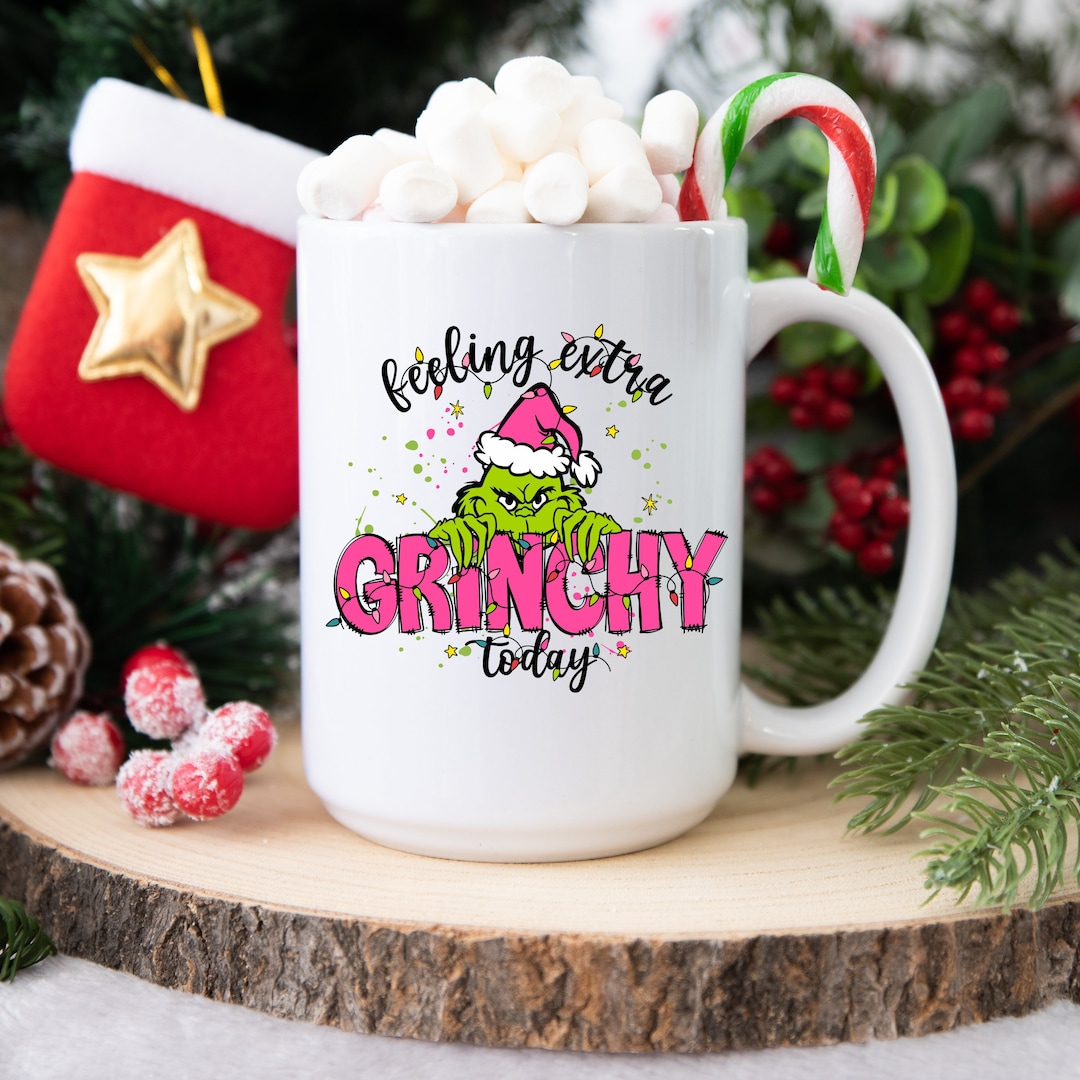 Grinch Coffee Mug, Trendy Christmas Mugs, Christmas Coffee Mugs, Coffee