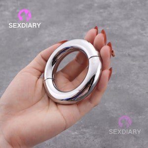 33mm Stainless Steel Penis Cock Ring Glans Penis Stretch Scrotum