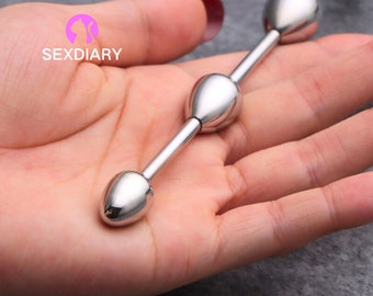 Urethral Beads Pleasure: High Quality Steel Urethral Dilator