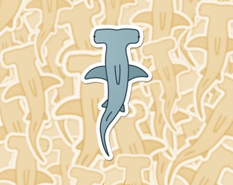 Hammerhead Shark Vinyl Sticker