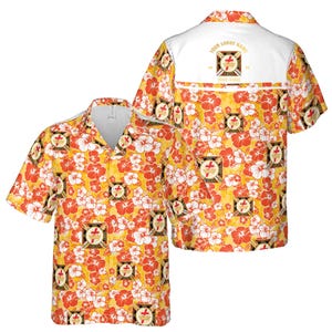 Customized Knights Temple Commandery Masonry Floral Hawaiian Shirt S-5XL