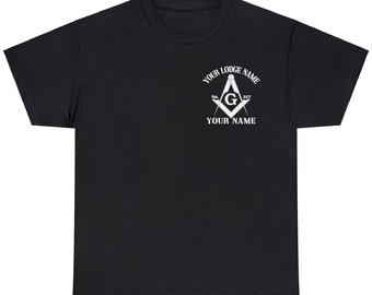 Pas Naam Nummer Lodge Vrijmetselaars Vrijmetselaars Logo Uniseks T-shirt, sweater, hoodie