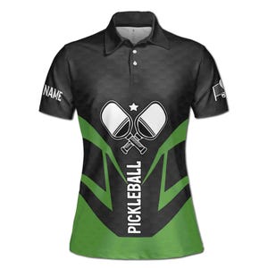 Customized Pickleball League Player Women&#39;s Polo Shirt S-5XL