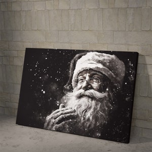 Santa Claus Porttrait 2 Poster and Canvas