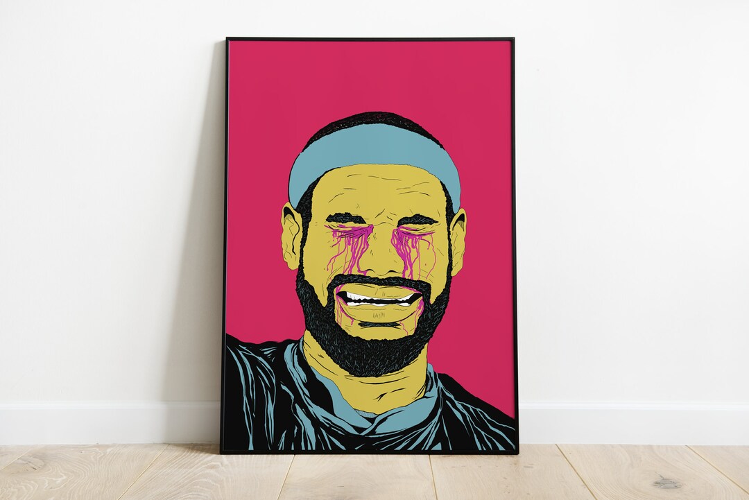 Lebron James King James Poster, Chosen, Wall Art Print A3 Minimalist ...