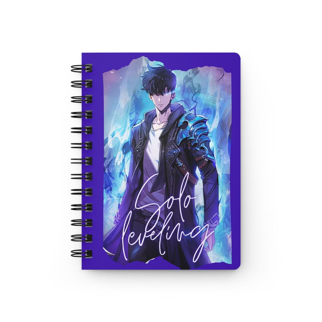 Solo Leveling Character Art Spiral Bound Journal | Anime Fantasy ...