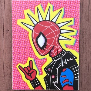 Spider Punk sticker
