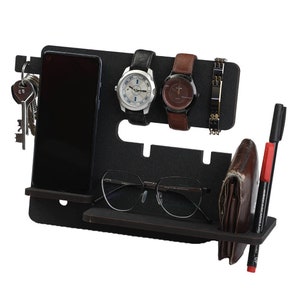 Wooden Docking Station,docking station for men,personalized engraving gift,desk organizer,perfect for Birthday gift,fathers day gift, USA