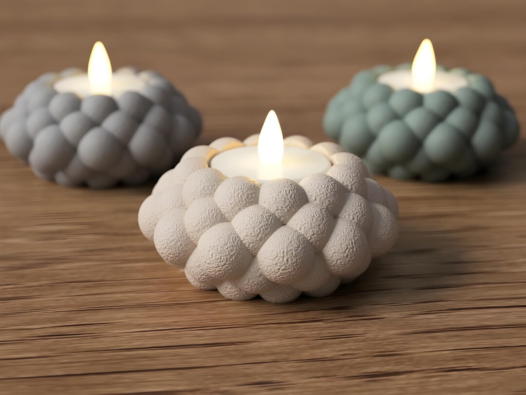 Bubble Tealight Holder 3D Printed Candle Holder Made Of PLA Etsy bubble-tealight-holder-3d-printed-candle-holder-made-of-pla-etsy