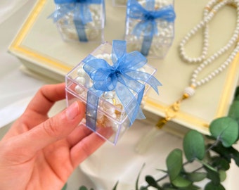 Personalized Pearl Tasbeeh Favors, Islamic Wedding Gift