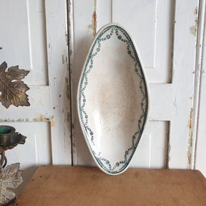 faiança antiga, ravier, prato, tigela de pente, saboneteira, pedra de ferro, França, cerâmica, brocante, surrado, vintage francês, casa de campo