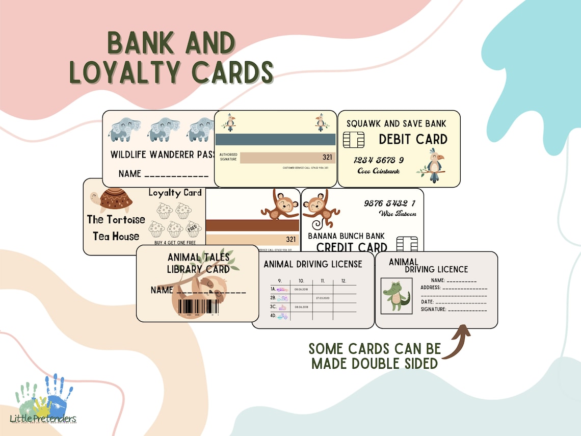 Printable Play Money Animal Currency - Dollars, Pounds, Euros ...